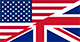 Flagge englisch (halb USA/halb UK)